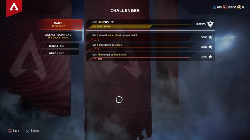 Apex Legends Season 2 Week 2 Challenges