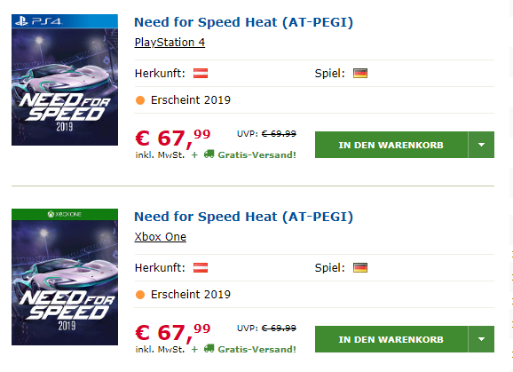 Need For Speed Heat