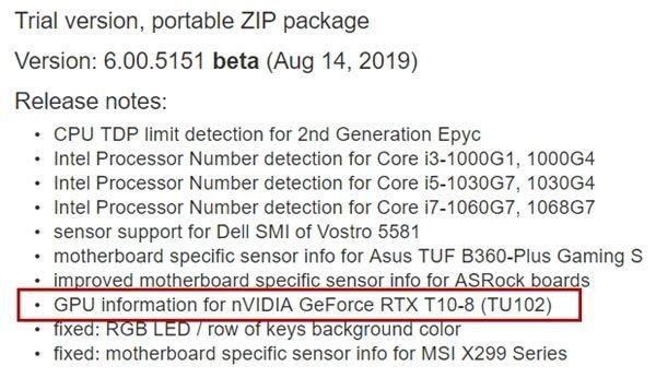 Nvidia RTX 2080 Ti SUPER