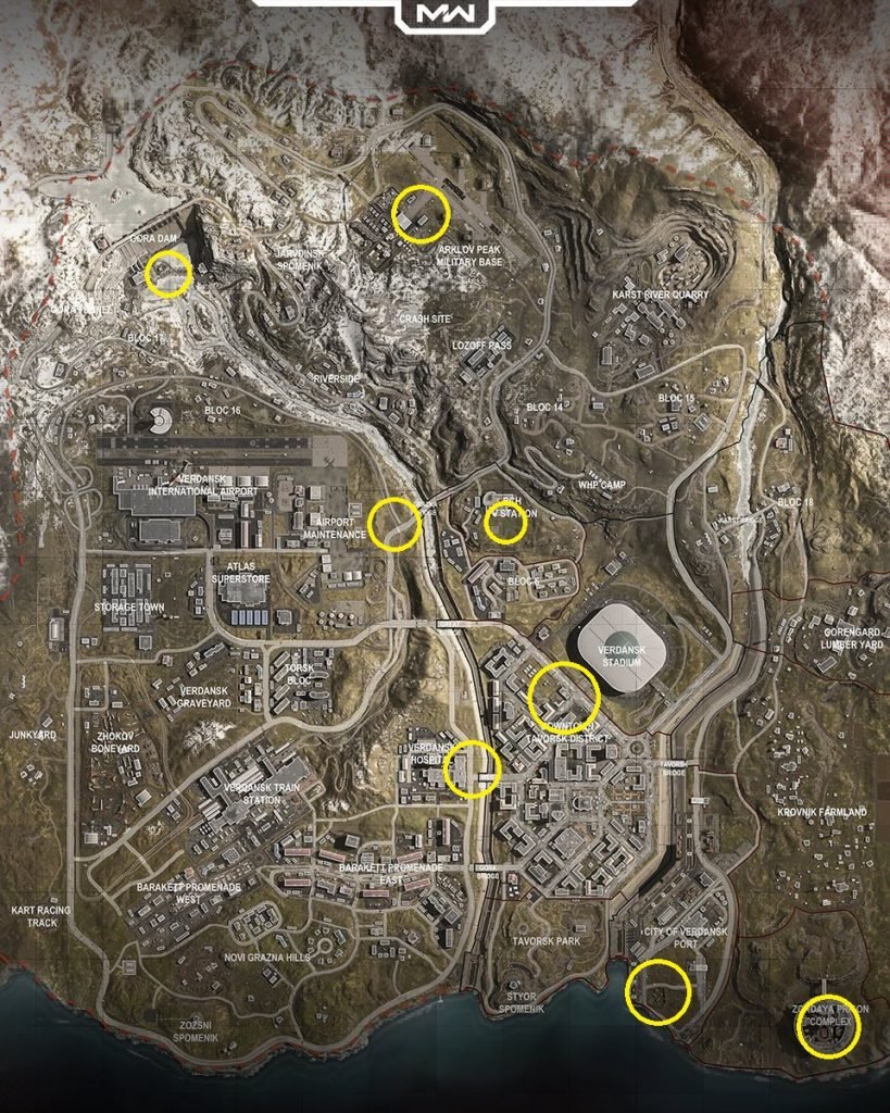 Call of Duty Warzone Helicopter Locations Guide