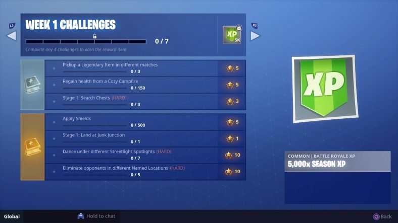 Fortnite weekly challenges guide