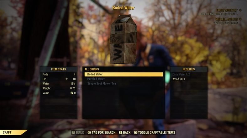 Fallout 76 Cooking Guide