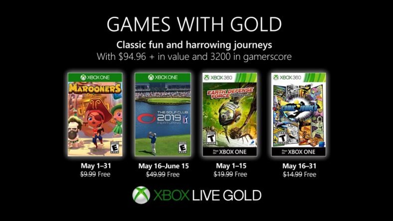 Games with Gold May 2019