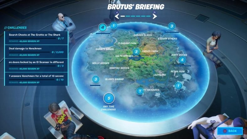 Fortnite Season 2 Brutus’ Briefing Challenges Guide