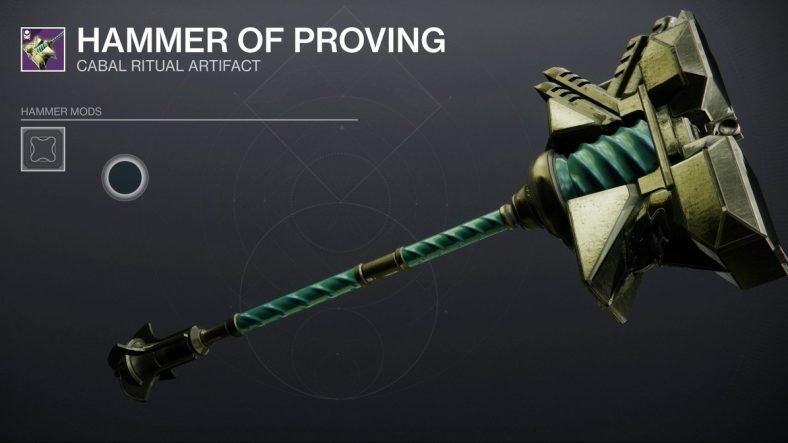 Destiny 2 Season of the Chosen Hammer of Proving Guide