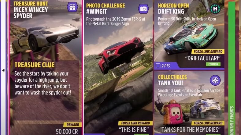 How to Find Incey Wincey Spider Treasure in Forza Horizon 5