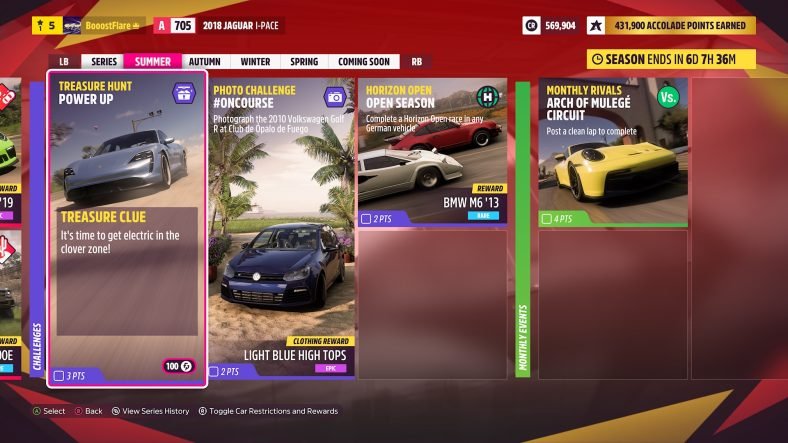 Forza Horizon 5 Power Up Treasure Hunt Guide