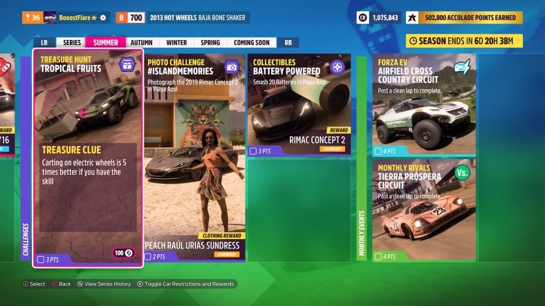 Forza Horizon 5 Tropical Fruits Treasure Hunt Guide