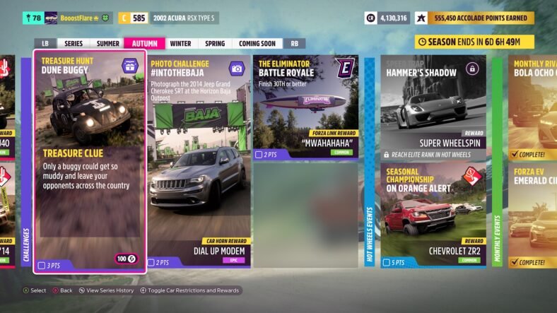 Forza Horizon 5 Dune Buggy Treasure Hunt Guide