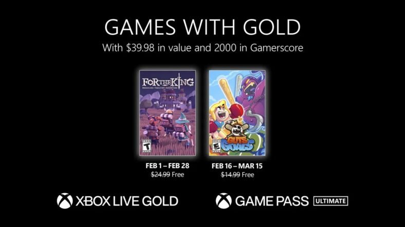 Xbox Gold for February 2023