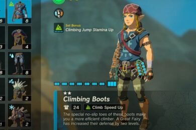 How to Get the Climbing Armor Set in Zelda Tears of the Kingdom