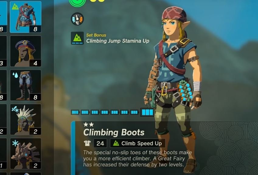 How To Get The Climbing Armor Set In Zelda Tears Of The Kingdom   Assawwq 