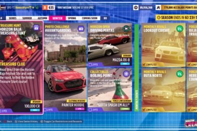 Forza Horizon 5 Horizon Baja Treasure Stunt Guide