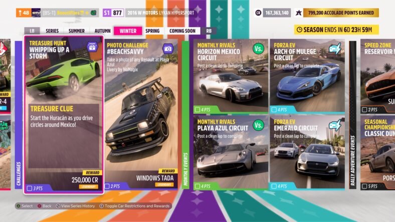 Forza Horizon 5 Whipping Up A Storm Treasure Hunt Guide