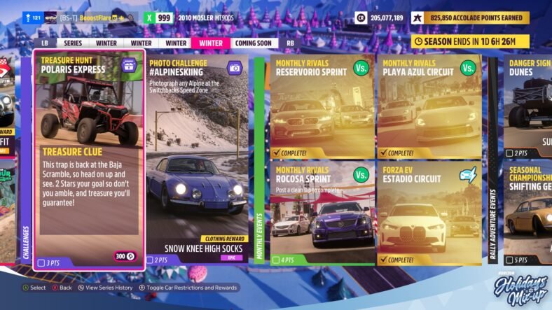 Forza Horizon 5 Polaris Express Treasure Hunt Guide