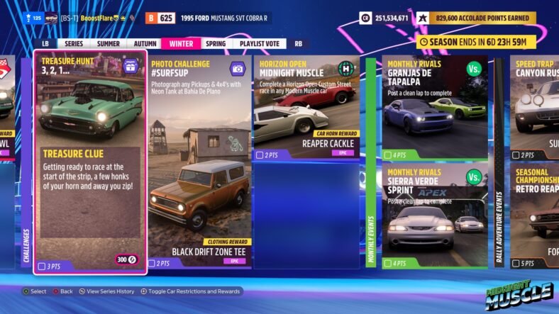 Forza Horizon 5 3 2 1 Treasure Hunt Guide